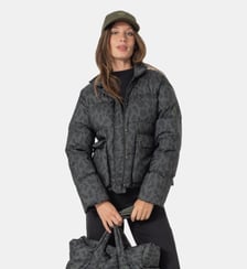 Doudoune oversize col chemise Hossa print Jott