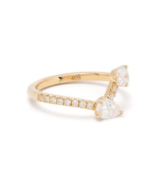 Bague Toi+Moi 0.25 carat 0.35 carat pavée Loyal.e Paris