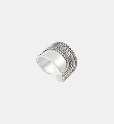 Bague large ajustable   doré à l'or fin - Ashanti Satellite