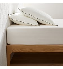 Drap-housse en satin de coton lavé, 118 fils La Redoute Interieurs