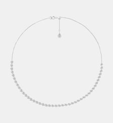 Collier Couronne Or Blanc PIAPARIS