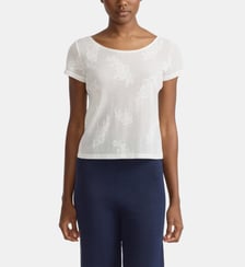T-shirt delphe en coton Agnès b.