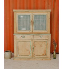 Buffet à deux corps en bois Gilbert N°1592- Produit chiné Debongout
