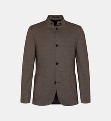 Veste en laine mélangée avec poches plaquées Enzo - ST Digel