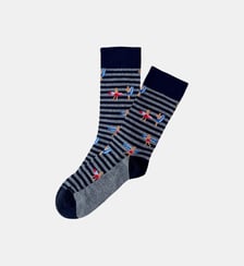Chaussettes en coton - Surf Noir Arthur