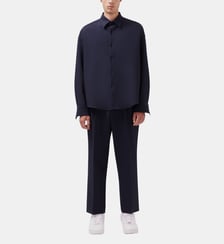Chemise à la mode 1/1 Oversized Col Kent Studio Seidensticker