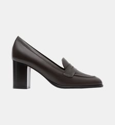 Vittore - Mocassins En Cuir Lisse Expresso Parallèle