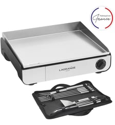 Plancha électrique Pro 50M noir à poser, 50x40 cm + kit d'accessoires Lagrange