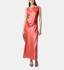 Robe en satin avec lien sur le côté Pinko