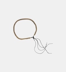Ceinture bijou à lien en cuir Sandro