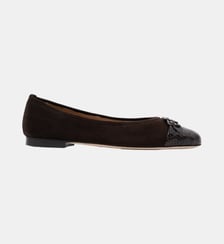 Java - Ballerines En Cuir Imprimé Serpent - Sacchetto Parallèle