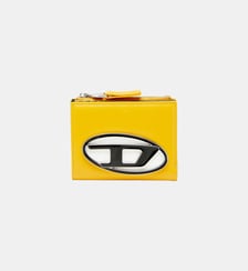 Petit portefeuille à rabat en cuir Diesel
