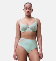 Culotte taille haute en dentelle Chantelle Pulp
