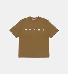 T-shirt en jersey avec logo Marni
