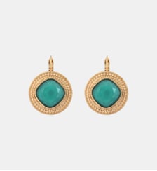 Boucles d'oreilles fines dormeuses   - Louise Satellite