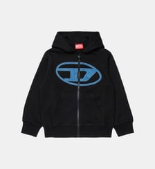 Sweat à capuche avec logo Diesel Kids