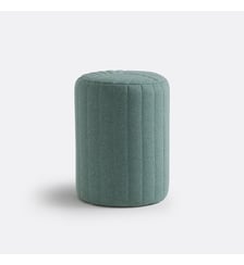 Pouf cylindrique surpiqué La Redoute Interieurs