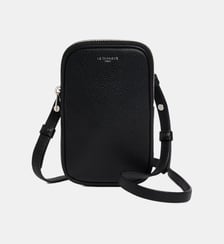 Etui téléphone en cuir grainé Le Tanneur