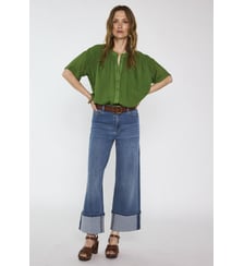 Blouse À Manches Courtes En Coton Mélangé Devika Maison 123