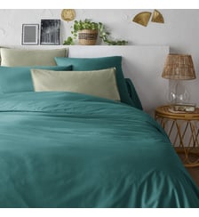 Housse de couette unie percale coton bio Scenario La Redoute Interieurs