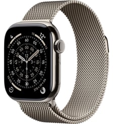 Montre connectée 46mm Tit Naturel Milan Serie 11 S/M Cellular Apple