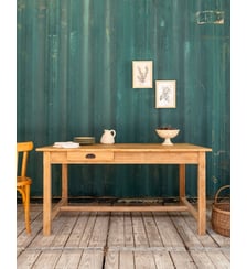 Table à manger en bois pour 6 convives Romy N°1461- Produit chiné Debongout