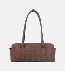 Sac rectangle Tressé Cube en cuir Lancaster