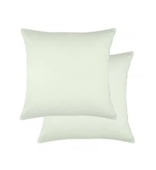 Lot de 2 taies satin de coton 120 fils Ava uni Garnier Thiebaut