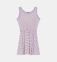 Robe sans manches en coton Micro Ronde des Tortues Vilebrequin