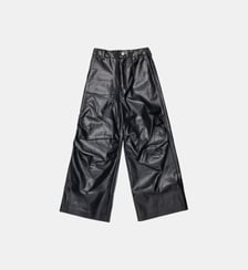 Pantalon wide leg effet enduit MM6 Maison Margiela