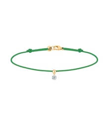 Bracelet Cordon BB - Diamant solitaire 0,10ct - Or jaune 750‰ La Brune & La Blonde