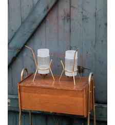 Paire de lampes à poser Suzanne N°15- Produit chiné Debongout