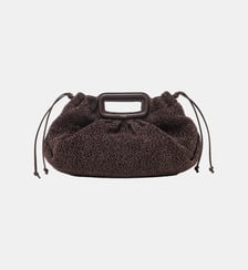 Clutch Mipli effet bouclette Maje