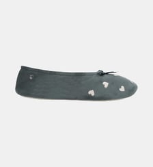 Chaussons ballerines velours félin et noeud-Léopard-41/42 Isotoner
