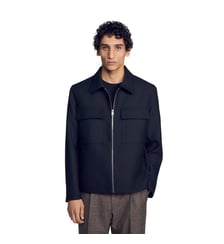 Blouson droit à zip Sandro