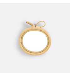 Miroir rotin forme pomme 33x30 cm La Redoute Interieurs