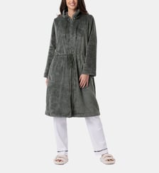 Veste zippée en peluche flanelle ESSENTIEL H53B Lingerie Le Chat
