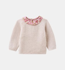 Pull col tissu Liberty Bébé Cyrillus