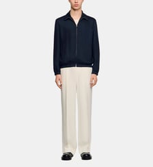 Blouson zippé à col montant Sandro