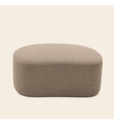 Pouf  Revêtement en tissu texturé Madura