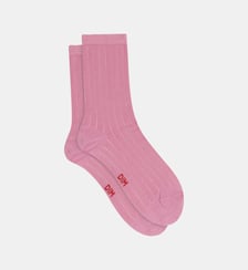 Mi-chaussettes effet satiné Mode Dim