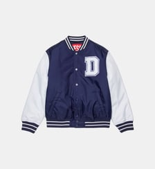 Veste universitaire avec boutons et logo Diesel Kids