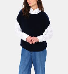 Pull mathilde - Motif uni - Coupe ajustée Caroll