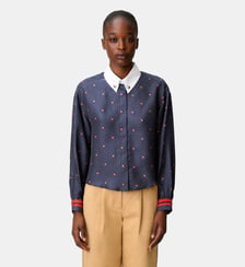 Chemise imprimée soie Claudie Pierlot