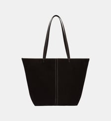 Grand sac cabas Daily en cuir velours Vanessa Bruno