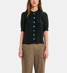 Blouse fluide boutonnée et volantée - CLEMENTINE Pablo