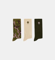 Chaussettes x3 hauteur mi-mollet Faguo