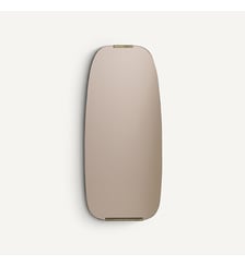 Miroir fumé et laiton H72,5cm AM.PM