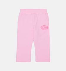 Pantalon en molleton avec logo Diesel Kids