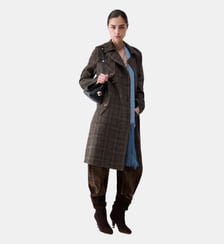 Manteau long en laine Liu Jo